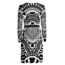 Carica l'immagine nel visualizzatore di Gallery, Abito a portafoglio linea Multi grafica