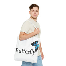 Load image into Gallery viewer, Graphic Tote Bag – "RED COLOR" Cosmetic Makeup Print