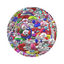 Load image into Gallery viewer, Piatto ornamentale con stampa artistica linea Le perle