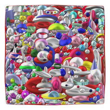 Load image into Gallery viewer, Pouffe con stampa artistica linea Le perle