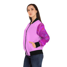 Carica l'immagine nel visualizzatore di Gallery, Women's Bomber Jacket (AOP) Laila Lago & C. by Iannilli Antonella