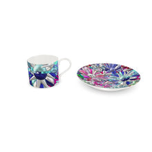 Load image into Gallery viewer, Piattino e tazzina da collezione linea I fiori