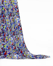 Carica l'immagine nel visualizzatore di Gallery, Stoffa con stampa arte linea  -Arte e colore-