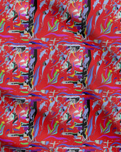 Carica l'immagine nel visualizzatore di Gallery, Stoffa con stampa arte linea -Arte e colore-