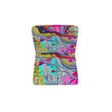 Carica l'immagine nel visualizzatore di Gallery, Poltrona con stampa artistica linea- Vita sottomarina-