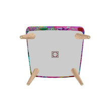 Carica l'immagine nel visualizzatore di Gallery, Poltrona con stampa artistica linea- Vita sottomarina-