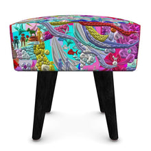 Carica l'immagine nel visualizzatore di Gallery, Pouf poggiapiedi linea -Vita sottomarina-