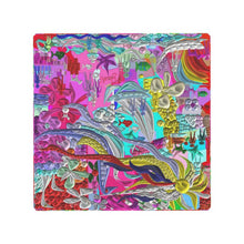 Carica l'immagine nel visualizzatore di Gallery, Cubo con stampa artistica linea -Vita sottomarina-