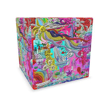Carica l'immagine nel visualizzatore di Gallery, Cubo con stampa artistica linea -Vita sottomarina-