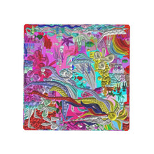 Carica l'immagine nel visualizzatore di Gallery, Cubo con stampa artistica linea -Vita sottomarina-