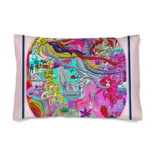 Carica l'immagine nel visualizzatore di Gallery, Federa in seta linea -Vita sottomarina-