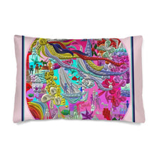 Carica l'immagine nel visualizzatore di Gallery, Federa in seta linea -Vita sottomarina-