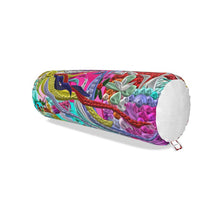 Load image into Gallery viewer, Cuscino rotondo con stampa artistico linea Vita sottomarina