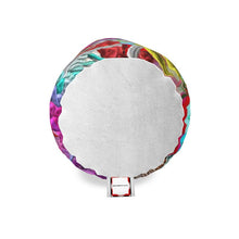 Load image into Gallery viewer, Cuscino rotondo con stampa artistico linea Vita sottomarina