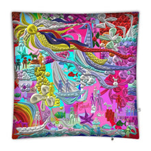 Carica l'immagine nel visualizzatore di Gallery, Cuscino  da pavimento linea Vita sottomarina