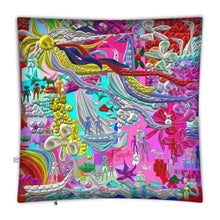 Carica l'immagine nel visualizzatore di Gallery, Cuscino  da pavimento linea Vita sottomarina