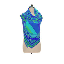 Load image into Gallery viewer, Foulard in seta linea Smeraldo