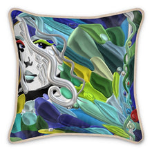 Carica l'immagine nel visualizzatore di Gallery, Cuscino seta Linea-IL FIUME DI GALATEA-