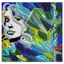 Carica l'immagine nel visualizzatore di Gallery, Copripiumino con stampa artistica linea-IL FIUME DI GALATEA-