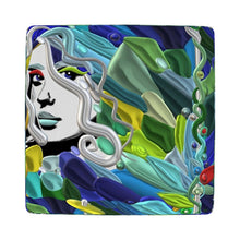 Load image into Gallery viewer, Pouf Poggiapiedi linea -IL FIUME DI GALATEA-