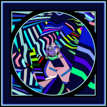 Carica l'immagine nel visualizzatore di Gallery, Foulard in seta  linea Mai invisibili