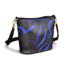 Load image into Gallery viewer, Borsa secchiello in pelle linea -RIFLESSI-