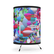 Carica l'immagine nel visualizzatore di Gallery, Tripod Lamp with High-Res Printed Shade, Laila Lago & C. by I.A.