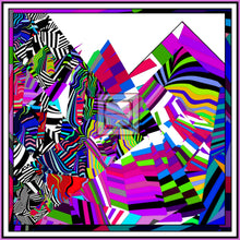 Carica l'immagine nel visualizzatore di Gallery, Foulard in seta linea Mai invisibili