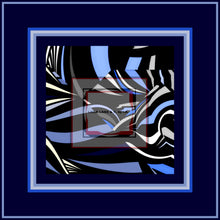 Carica l'immagine nel visualizzatore di Gallery, Foulard in seta linea Donna  mare riflessi