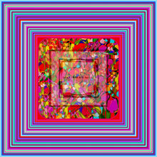 Carica l'immagine nel visualizzatore di Gallery, Foulard in seta linea Tulips