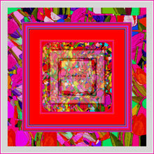 Carica l'immagine nel visualizzatore di Gallery, Foulard in seta linea Tulips