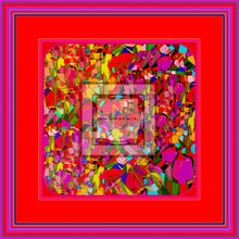 Carica l'immagine nel visualizzatore di Gallery, Foulard in seta linea Tulips