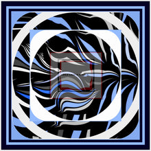 Carica l'immagine nel visualizzatore di Gallery, Foulard   in seta dalla collezione  Donna riflessi città