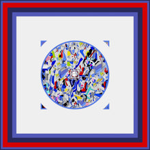 Carica l'immagine nel visualizzatore di Gallery, Foulard artistici in seta linea Arte moderna