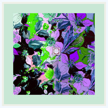 Carica l'immagine nel visualizzatore di Gallery, Foulard in seta linea I fiori