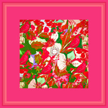 Carica l'immagine nel visualizzatore di Gallery, Foulard in seta linea I fiori