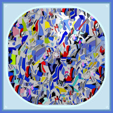 Carica l'immagine nel visualizzatore di Gallery, Foulard  artistico in seta linea Arte moderna