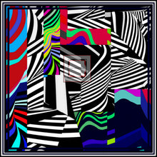 Carica l'immagine nel visualizzatore di Gallery, Foulard in seta linea Mai invisibili