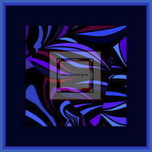 Carica l'immagine nel visualizzatore di Gallery, Foulard in seta linea Donna mare riflessi