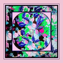 Carica l'immagine nel visualizzatore di Gallery, Foulard in seta linea I fiori