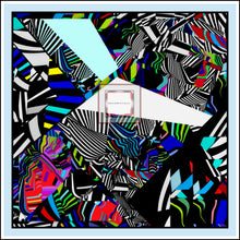 Carica l'immagine nel visualizzatore di Gallery, Foulard in seta linea Mai invisibili