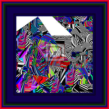 Carica l'immagine nel visualizzatore di Gallery, Foulard in seta linea Mai invisibili