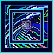 Carica l'immagine nel visualizzatore di Gallery, Foulard in seta linea Mai invisibili