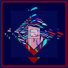 Carica l'immagine nel visualizzatore di Gallery, Foulard in seta linea Mai invisibili