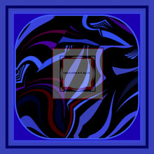 Carica l'immagine nel visualizzatore di Gallery, Foulard in seta linea Donna mare riflessi