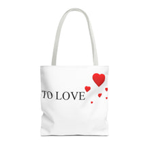 Load image into Gallery viewer, Graphic Tote Bag – "RED COLOR" Cosmetic Makeup Print