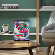 Carica l'immagine nel visualizzatore di Gallery, Tripod Lamp with High-Res Printed Shade, Laila Lago & C. by I.A.