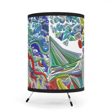 Load image into Gallery viewer, Lampada con stampa artistica linea -MIstery-