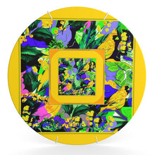 Carica l'immagine nel visualizzatore di Gallery, Piatto artistico da parete linea I fiori