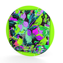 Carica l'immagine nel visualizzatore di Gallery, Piatto artistico da parete linea I fiori